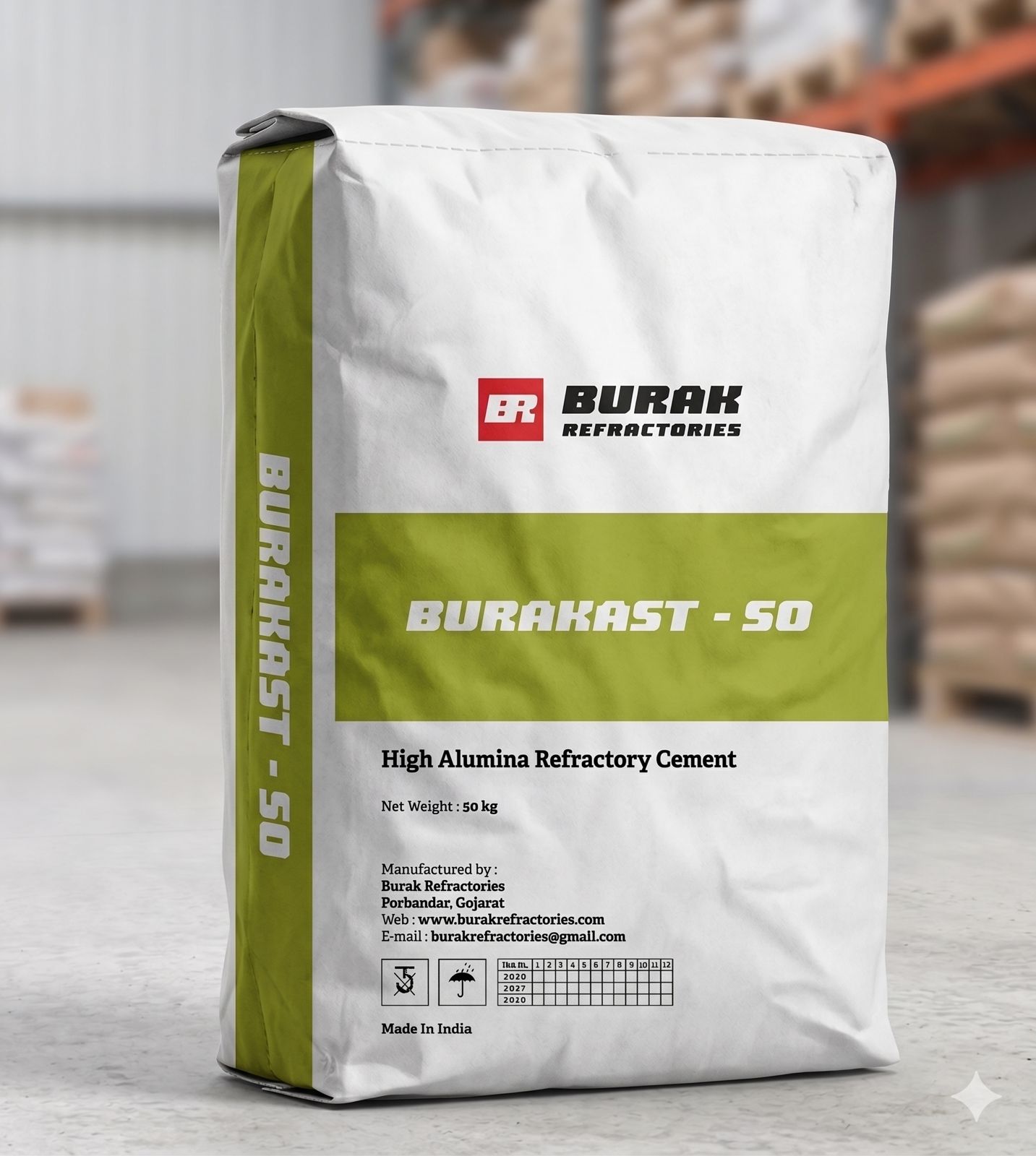 BURAKAST 50 — Medium Duty Refractory Cement